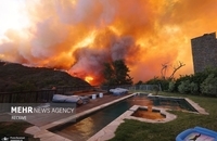 آتش در لس آنجلس ده‌ها هزار آمریکایی را فراری داد (2)