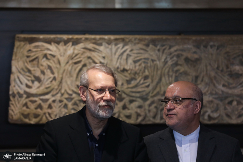 نشست خبری علی لاریجانی در بیروت