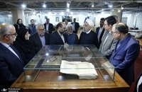 روحانی به سازمان اسناد و کتابخانه ملی ایران رفت (5)