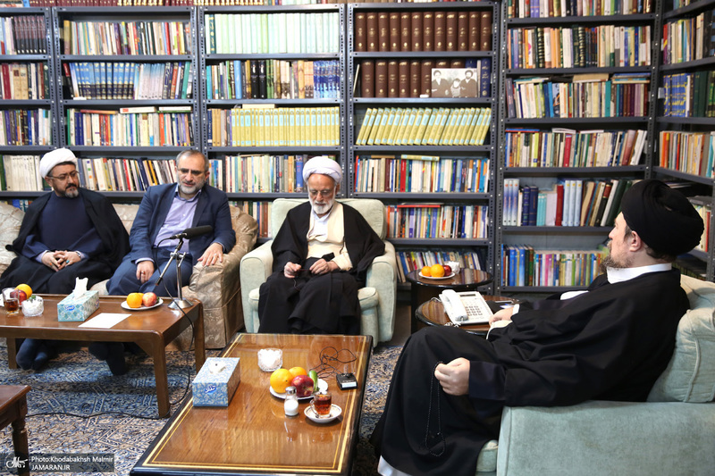 دیدار دست اندرکاران هفته فرهنگی بر استان آفتاب با سید حسن خمینی