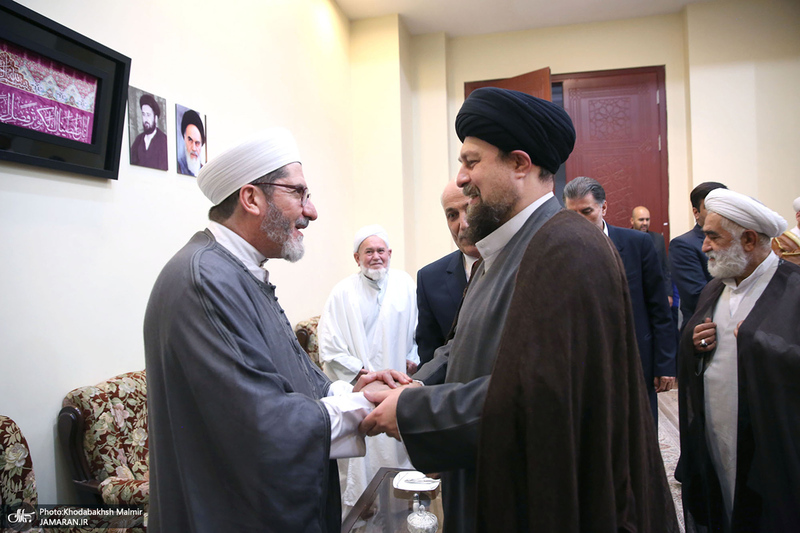 دیدارجمعی از علمای اهل سنت کشور سوریه با سید حسن خمینی
