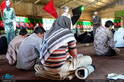 مراسم دعای عرفه در حسینیه گردان تخریب لشکر ظفرمند محمد رسول الله(ص) برگزار شد + تصاویر  