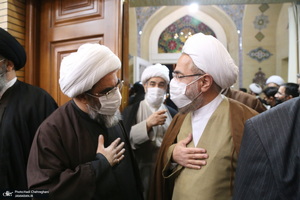 مراسم بزرگداشت همسر مرحوم آیت الله العظمی فاضل لنکرانی (ره)