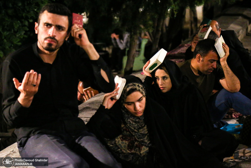 احیای شب بیست و یکم ماه مبارک رمضان در دانشگاه تهران