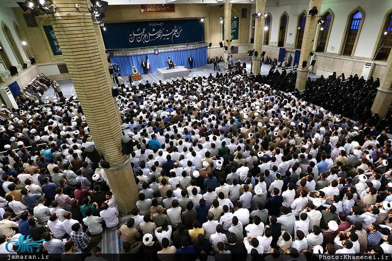 دیدار طلاب حوزه‌های علمیه استان تهران با رهبر معظم انقلاب 