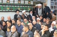 مراسم عزاداری شهادت حضرت فاطمه زهرا (س) در دفتر آیت الله العظمی صانعی (1)