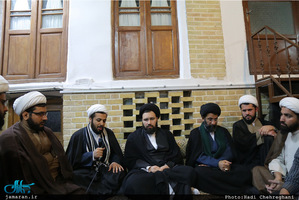 دیدار مسئولین مرکز فرهنگی جهادی عصر ظهور اهواز با حجت الاسلام و المسلمین سید علی خمینی