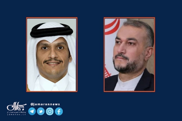 امیرعبداللهیان و وزیر خارجه قطر گفت‌وگو کردند