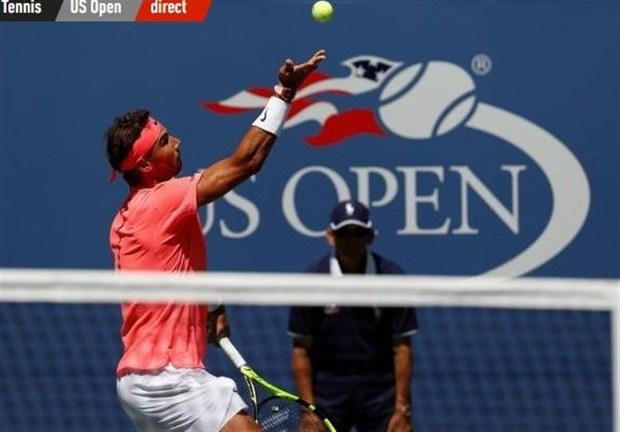 
نادال به یک‌چهارم‌نهایی تنیس گرنداسلم یواس اوپن رسید