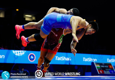 گلچین تصاویر 4 وزن اول کشتی آزاد قهرمانی جهان؛ شکوه فن و بند در زاگرب