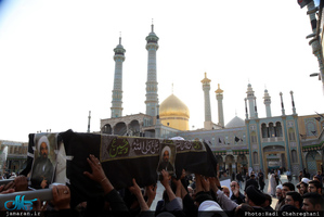 تشییع و خاکسپاری حضرت آیت الله راستی کاشانی(ره)