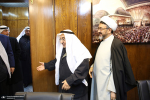 دیدار مزروق فالح الحبینی، رئیس گروه دوستی پارلمانی کویت و ایران با علی کمساری