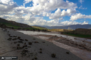 خسارات سیل به شهر کوهدشت و روستاهای بخش شاهیوند شهرستان چگینی