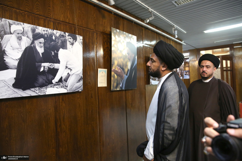 بازدید جمعی از علمای نجف از حسینه و مجموعه فرهنگی جماران