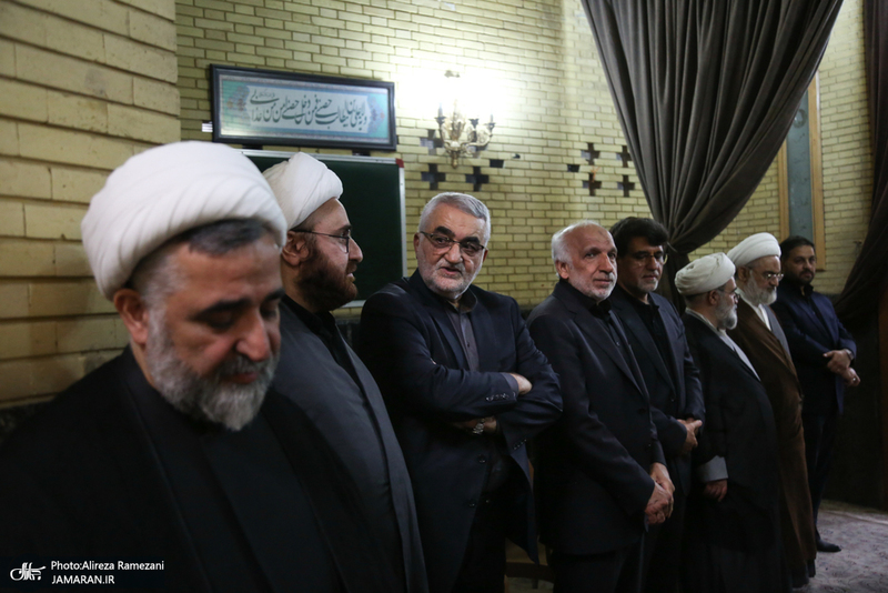 مرسم ختم مرحومه حاجیه خانم صدیقه بروجردی