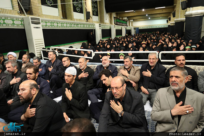 دومین شب مراسم عزاداری حضرت اباعبدالله الحسین(ع) با حضور رهبر معظم انقلاب 