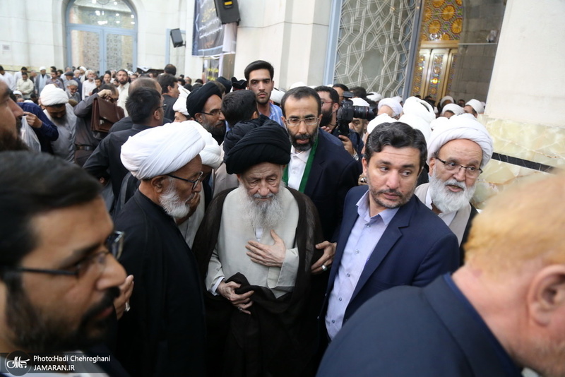 مراسم بزرگداشت آیت الله العظمی محقق کابلی در مسجد اعظم قم
