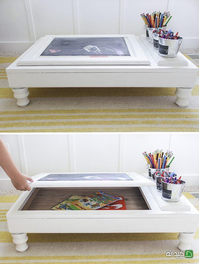 میز تحریر چوبی زیبا 