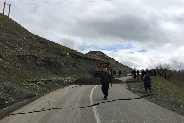 جاده اسماعیل آباد-الولک بازگشایی شد