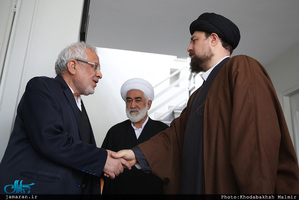 دیدار جمعی از اعضای شورای مرکزی حزب مؤتلفه با سید حسن خمینی 
