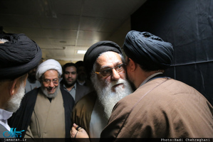 مراسم دومین سالگرد ارتحال آیت الله سید محمد باقر خوانساری(ره) با حضور سید حسن خمینی 