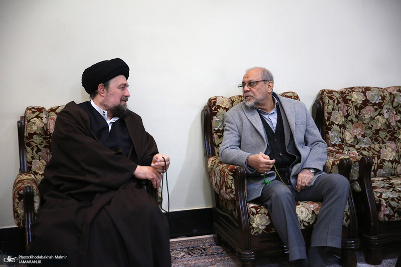 تجدید میثاق رئیس و جمعی از اعضای مجمع تشخیص مصلحت نظام با آرمان‌های امام خمینی (س)-2