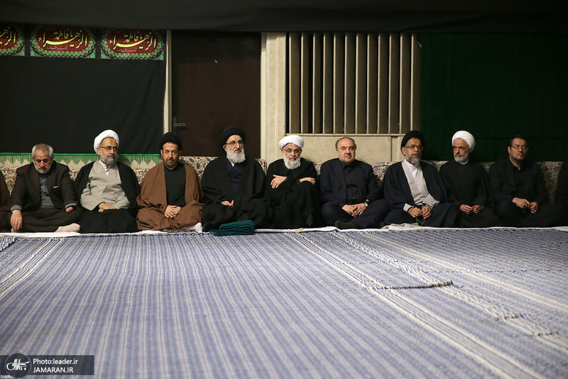 آخرین شب مراسم عزاداری حضرت فاطمه زهرا (س) در حسینیه امام خمینی