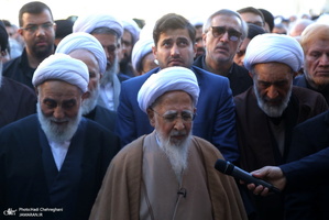 مراسم تشییع و خاکسپاری آیت الله سید هاشم رسولی محلاتی(ره) در قم