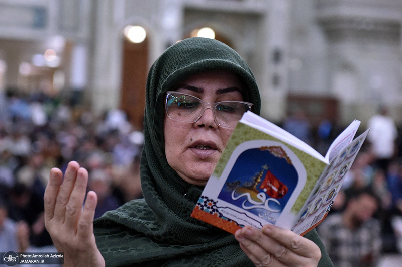 مراسم دعای عرفه در حرم مطهر امام خمینی (س)