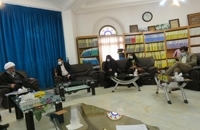 دیدار مدیر نمایندگی موسسه تنظیم و نشر آثار امام خمینی در قم با آیت الله فاضل لنکرانی (12)