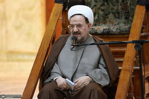 مراسم چهلمین روز ارتحال آیت الله حاج شیخ محمد رضا رحمت در حرم مطهر امام خمینی (س)