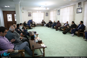 دیدار اعضای بانک قرض الحسنه رسالت با سید حسن خمینی 