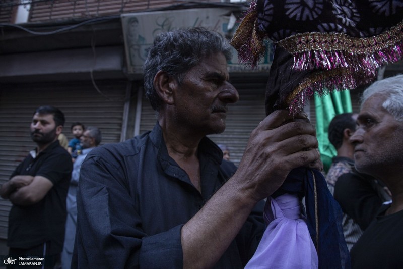 دسته عزاداری سنتی در کشمیر ھند