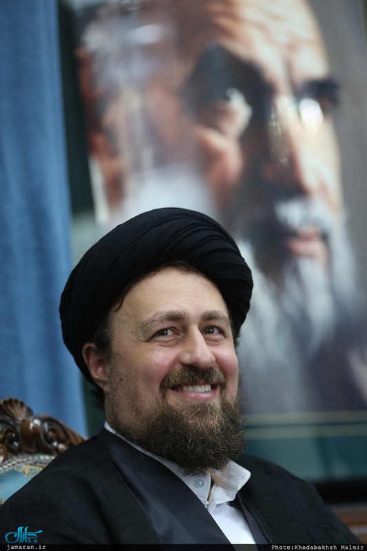 دیدار جمعی از نمایندگان ادیان الهی باسید حسن خمینی 