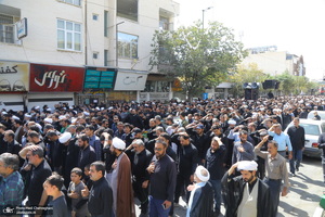 دسته عزاداری شهادت امام عسکری (ع) با حضور آیت‌الله العظمی وحید خراسانی