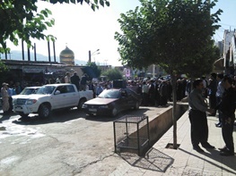 شهید راه مسجد بر دستان هزاران ایلامی تشییع شد