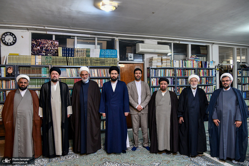 دیدار مدیر حوزه علمیه خراسان با سید حسن خمینی