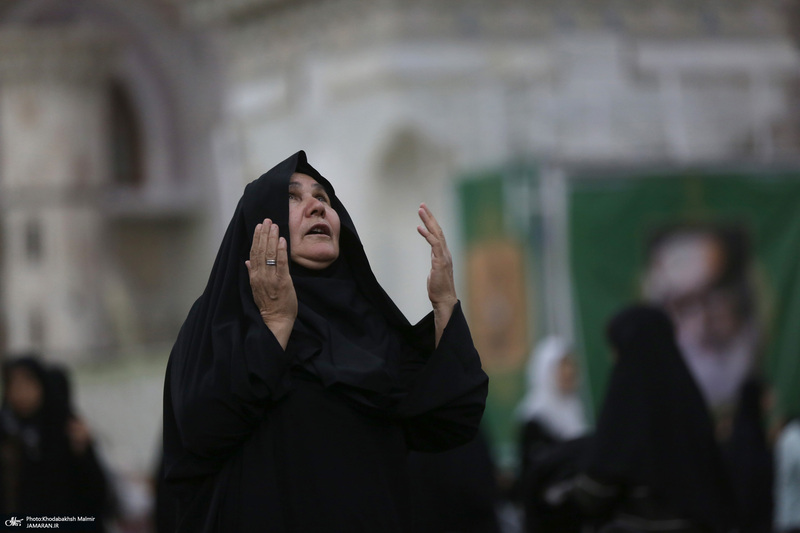 عزاداری شهادت حضرت زهرا (س)  مطهر امام خمینی (س)