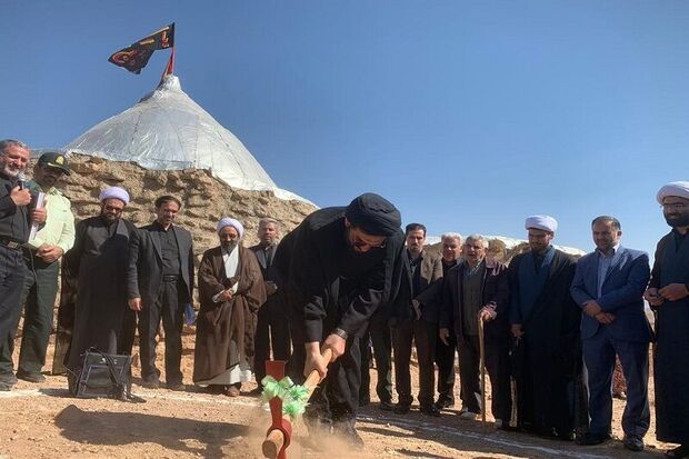 طرح توسعه یک بقعه متبرکه در آبگرم قزوین آغاز شد