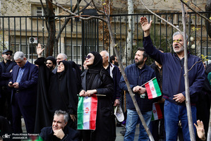 مراسم تشییع پیکرهای مطهر 84 شهید قهرمان ناوشکن دنا -2