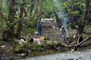 روز طبیعت در رستم آباد رودبار
