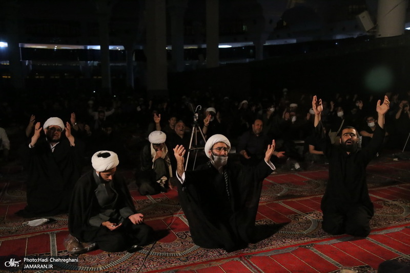 مراسم احیا شب بیست و سوم ماه مباررک رمضان در مصلای قدس قم