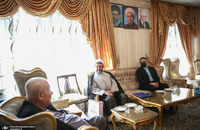 دیدار سرپرست موسسه تنظیم و نشر آثار امام خمینی(س) با سفیر فلسطین در تهران/ صلاح زواوی