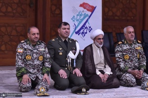 تجدید میثاق فرماندهان نیروی پدافند هوایی ارتش با آرمان‌های امام (س)