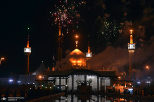 مراسم نورافشانی حرم امام خمینی (س) به مناسبت چهل و پنجمین سالگرد پیروزی انقلاب