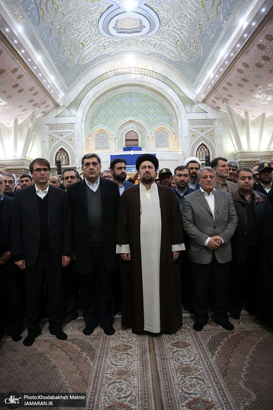 تجدید میثاق شهردار تهران و اعضای شورای اسلامی شهر تهران با آرمان های امام(س)