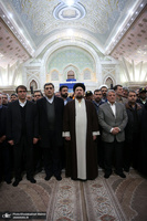 تجدید میثاق شهردار تهران و اعضای شورای اسلامی شهر تهران با آرمان های امام(س)