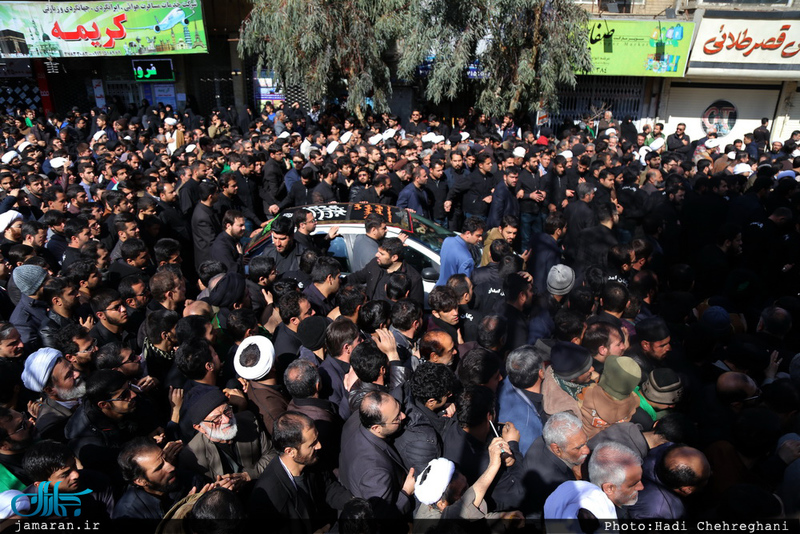 عزاداری آیت الله العظمی وحید خراسانی در سالروز شهادت حضرت فاطمه(س) 