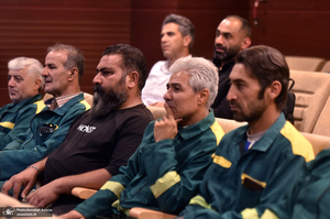 مراسم قدردانی از زحمات کارگران شهرداری حرم امام خمینی (س)