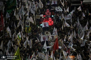 تشییع باشکوه شهیدان سردار قاسم سلیمانی و ابومهدی المهندس در کربلا و نجف